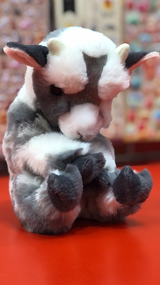 Douglas Lil' Baby Grey Goat Plush 6"