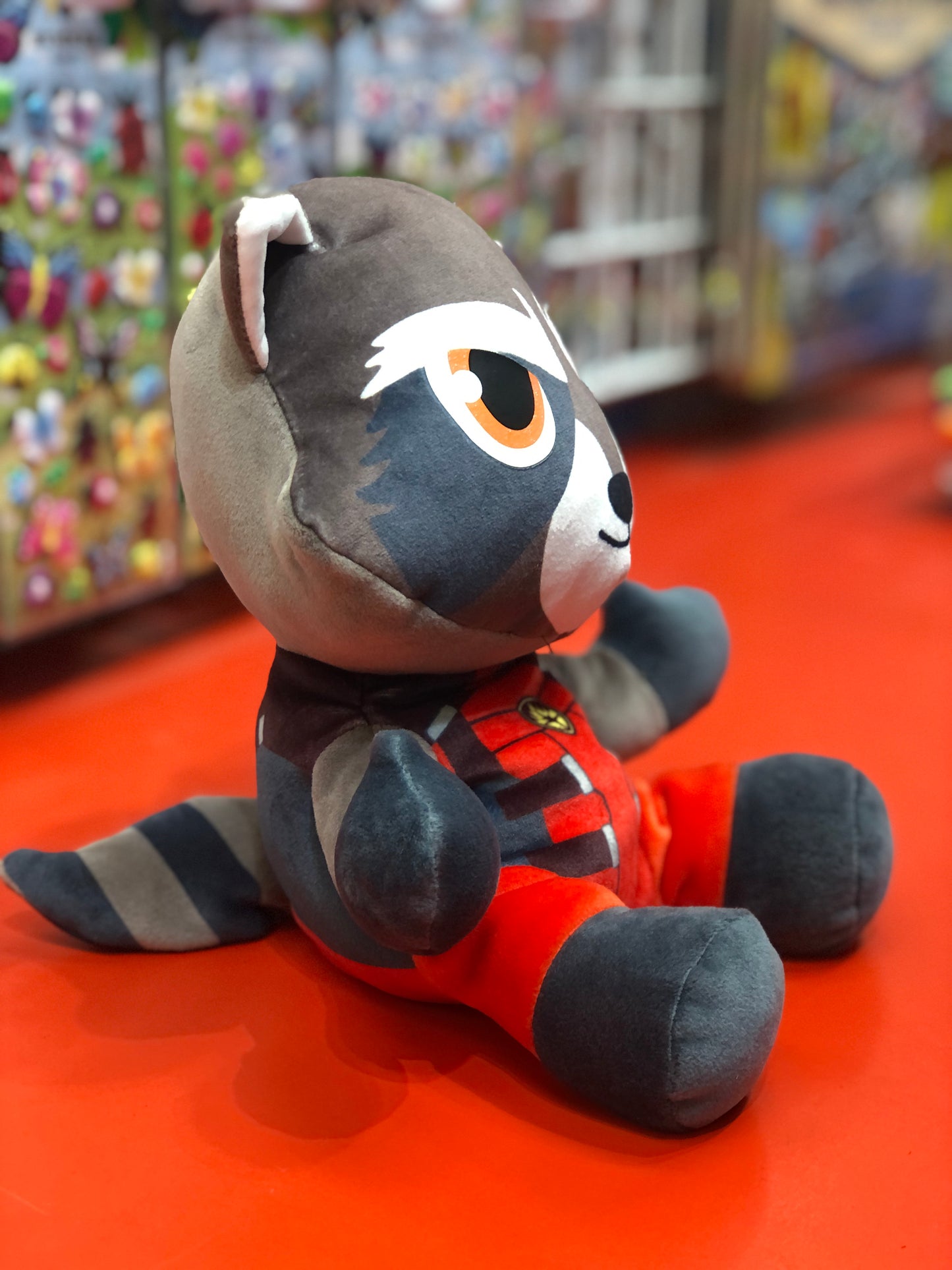 Ty Original Beanie Buddies Soft Rocket  From Marvel Plush 12"