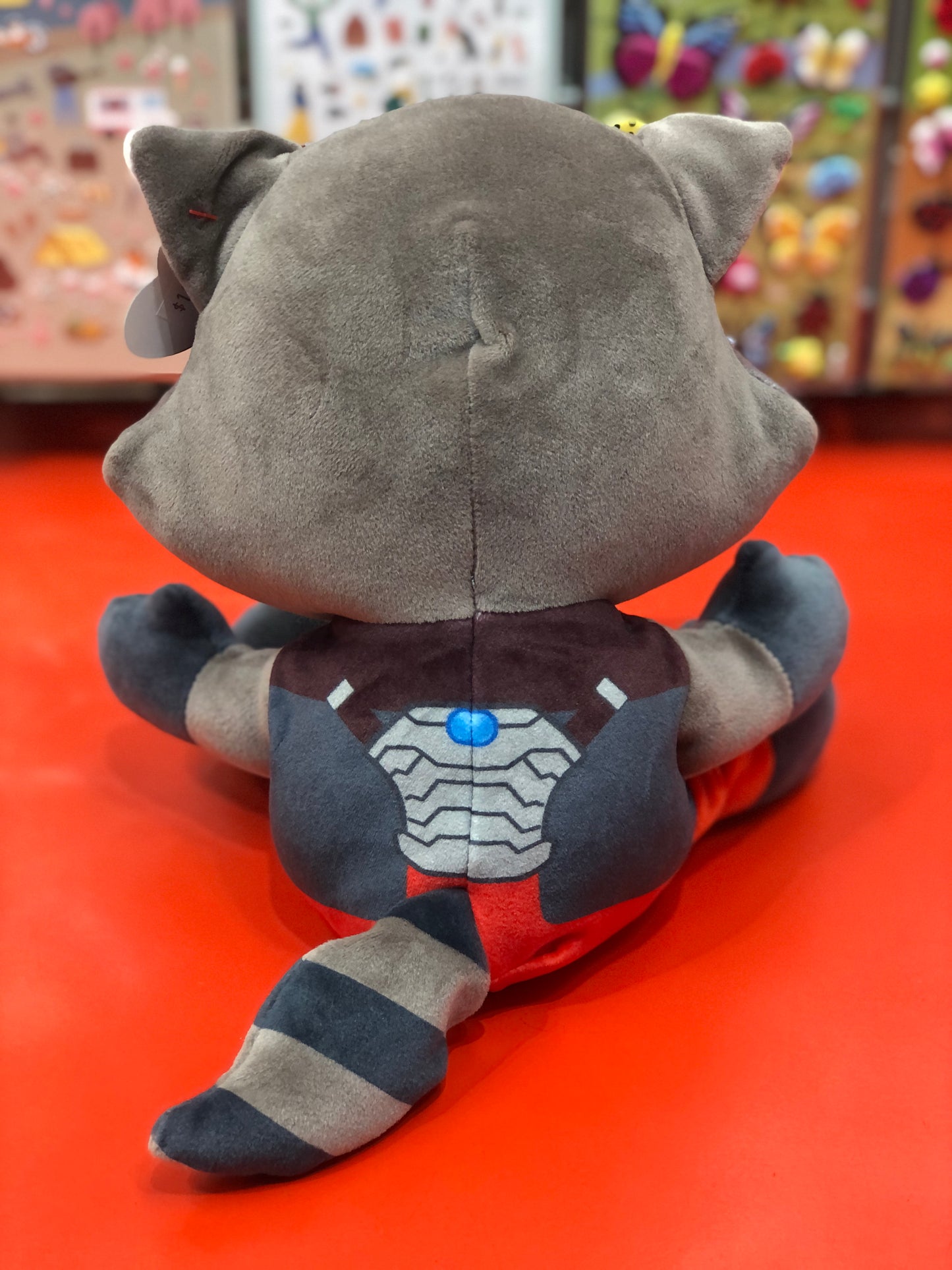 Ty Original Beanie Buddies Soft Rocket  From Marvel Plush 12"