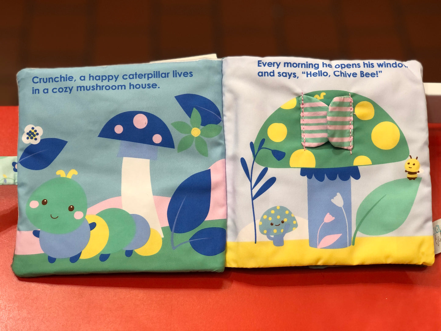 Douglas Soft Baby Books Crunchie the Caterpillar Activity Book