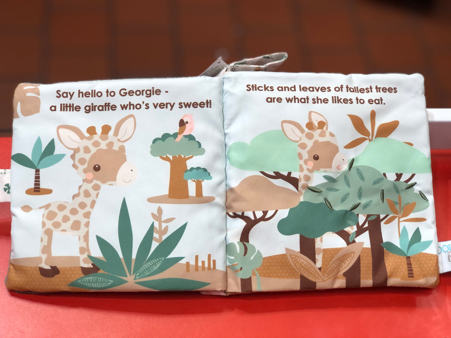 Douglas Soft Baby Books Georgie the Giraffe Activity Book