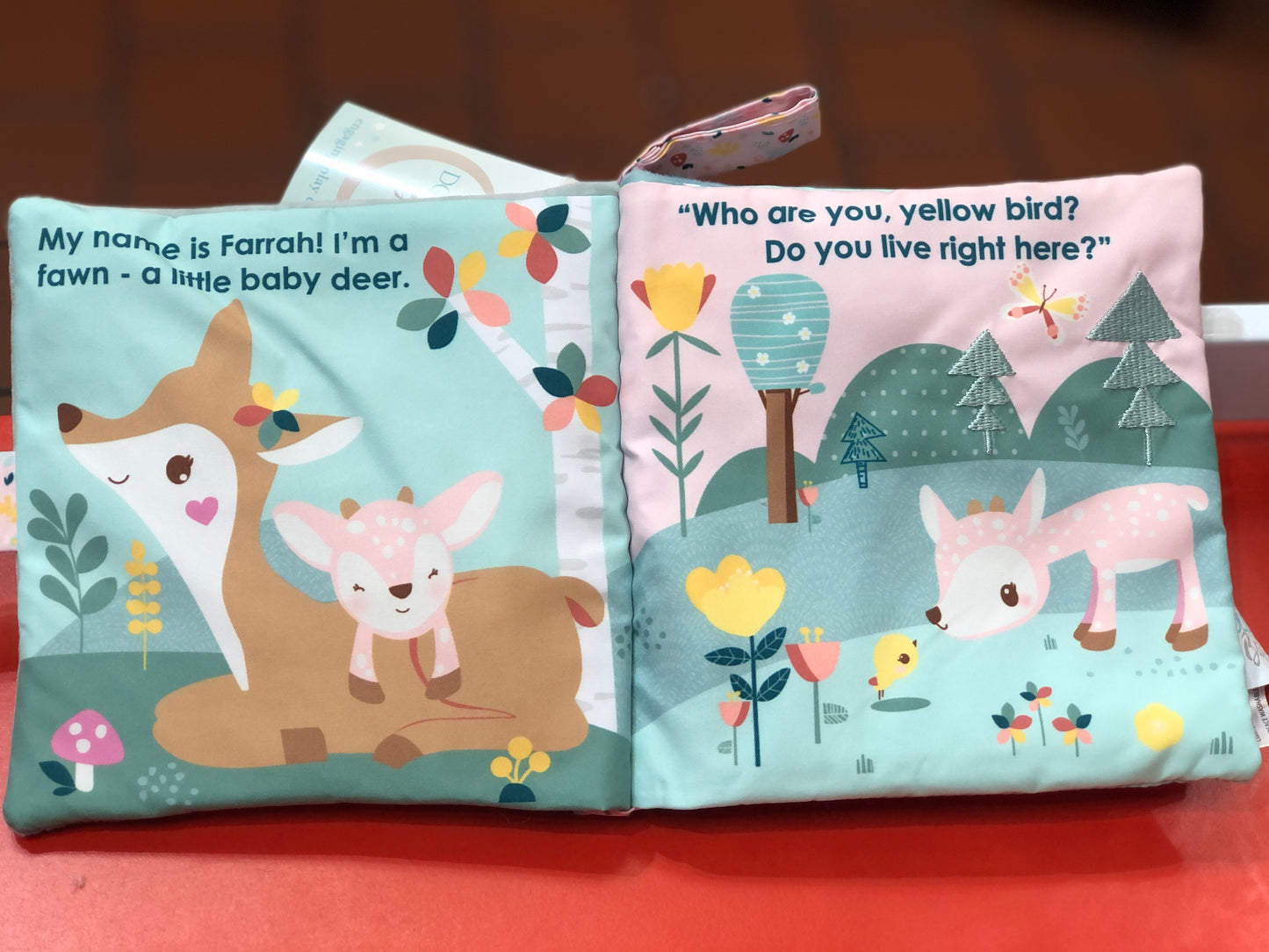 Douglas Soft Baby Books Farrah the Fawn Activity Book