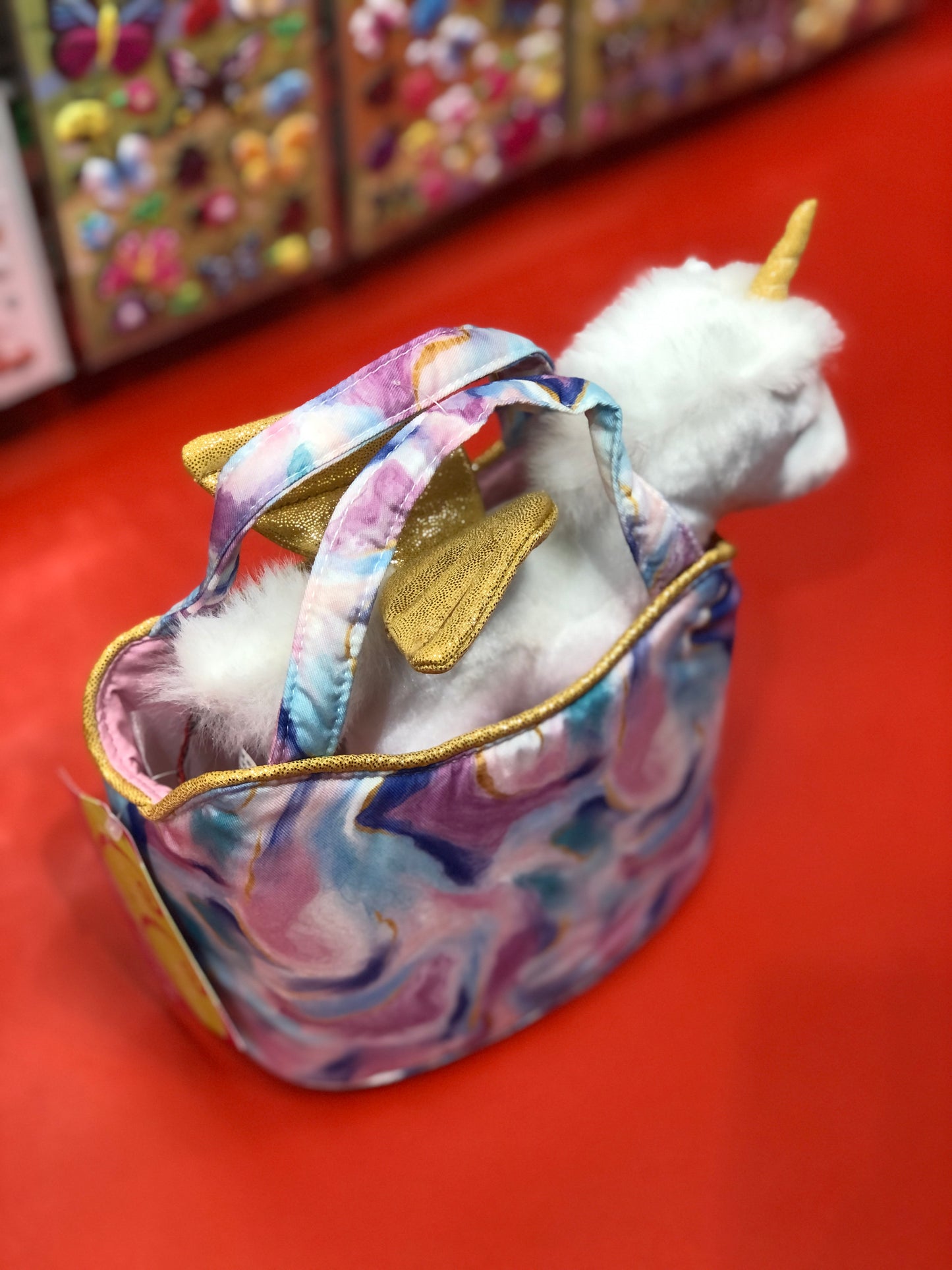 Douglas Magic Swirl Sassy Sak with Pegasus 7"