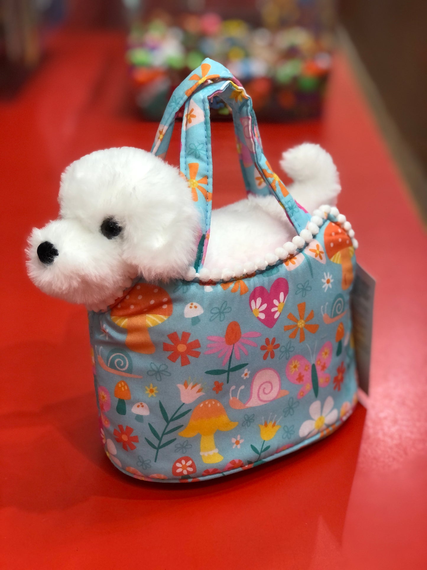 Douglas Retro Chic Sassy Sak with Bichon 7"