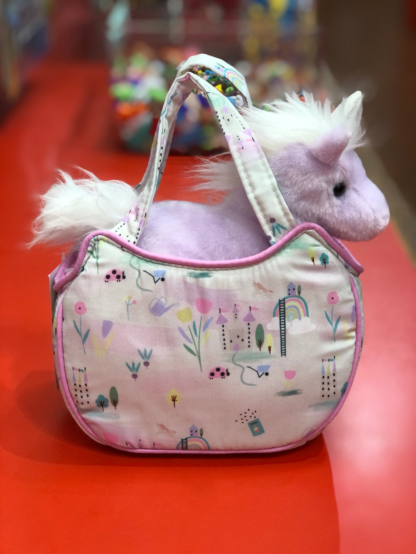 Douglas Magical Word Sassy Sak with Purple Unicorn 7"