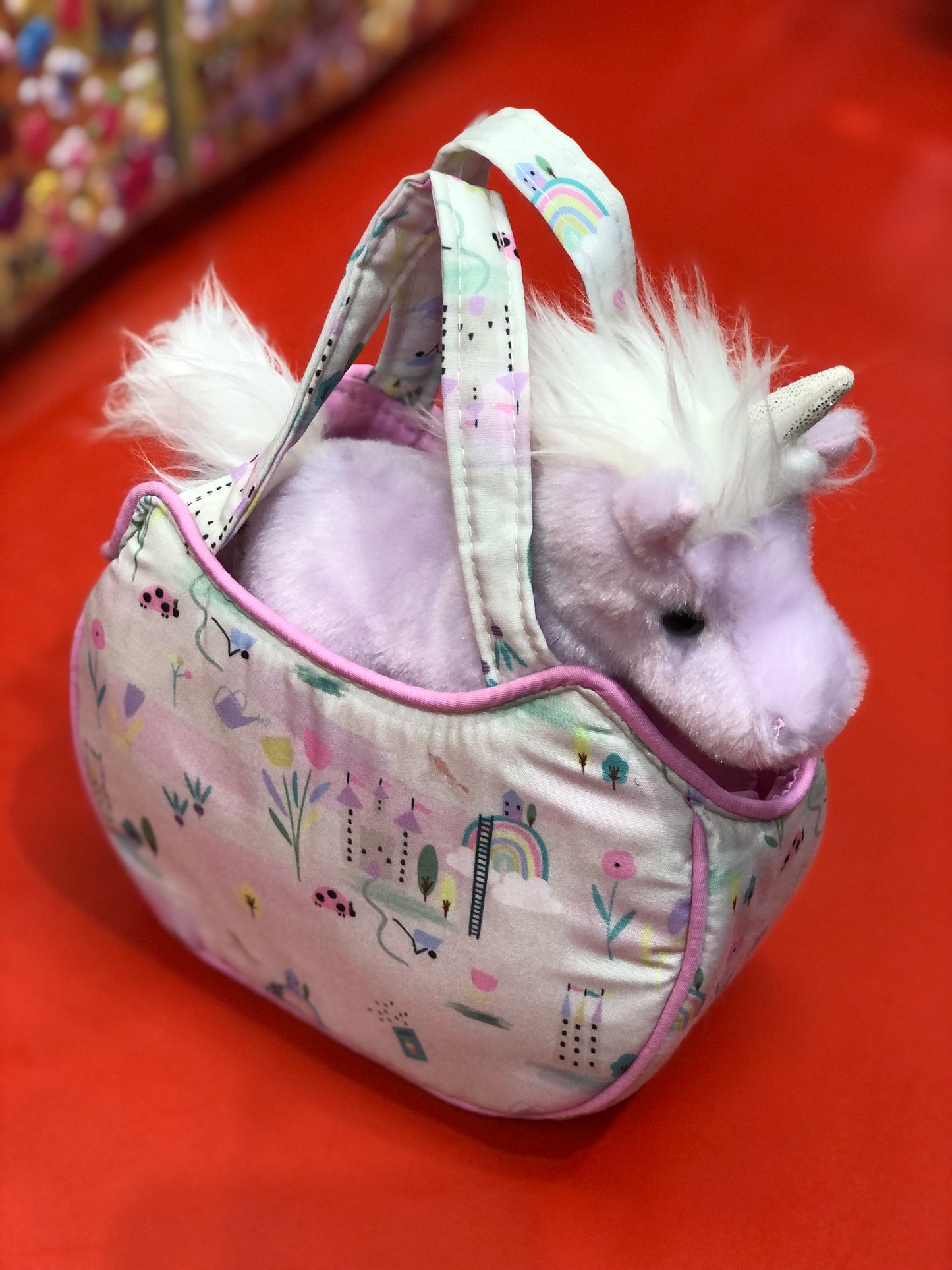 Douglas Magical Word Sassy Sak with Purple Unicorn 7"