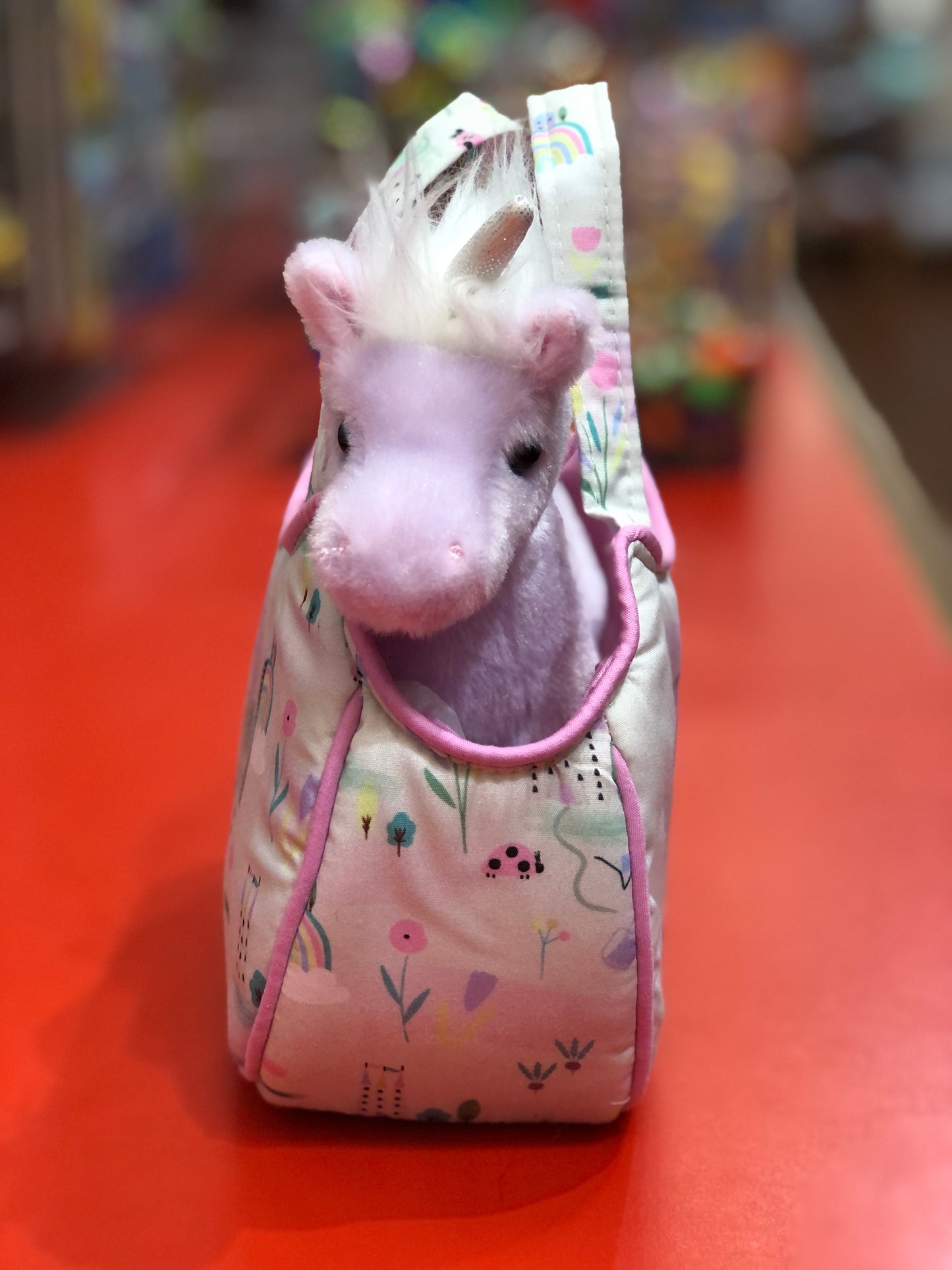 Douglas Magical Word Sassy Sak with Purple Unicorn 7"