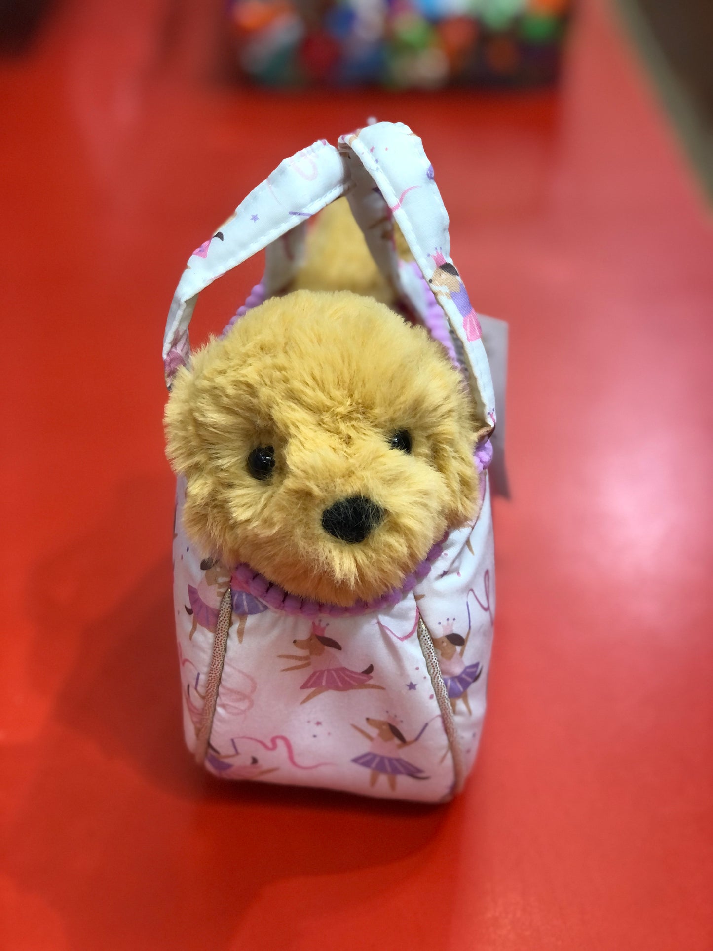 Douglas Dancing Pups Sassy Sak with Golden Retriever 7"