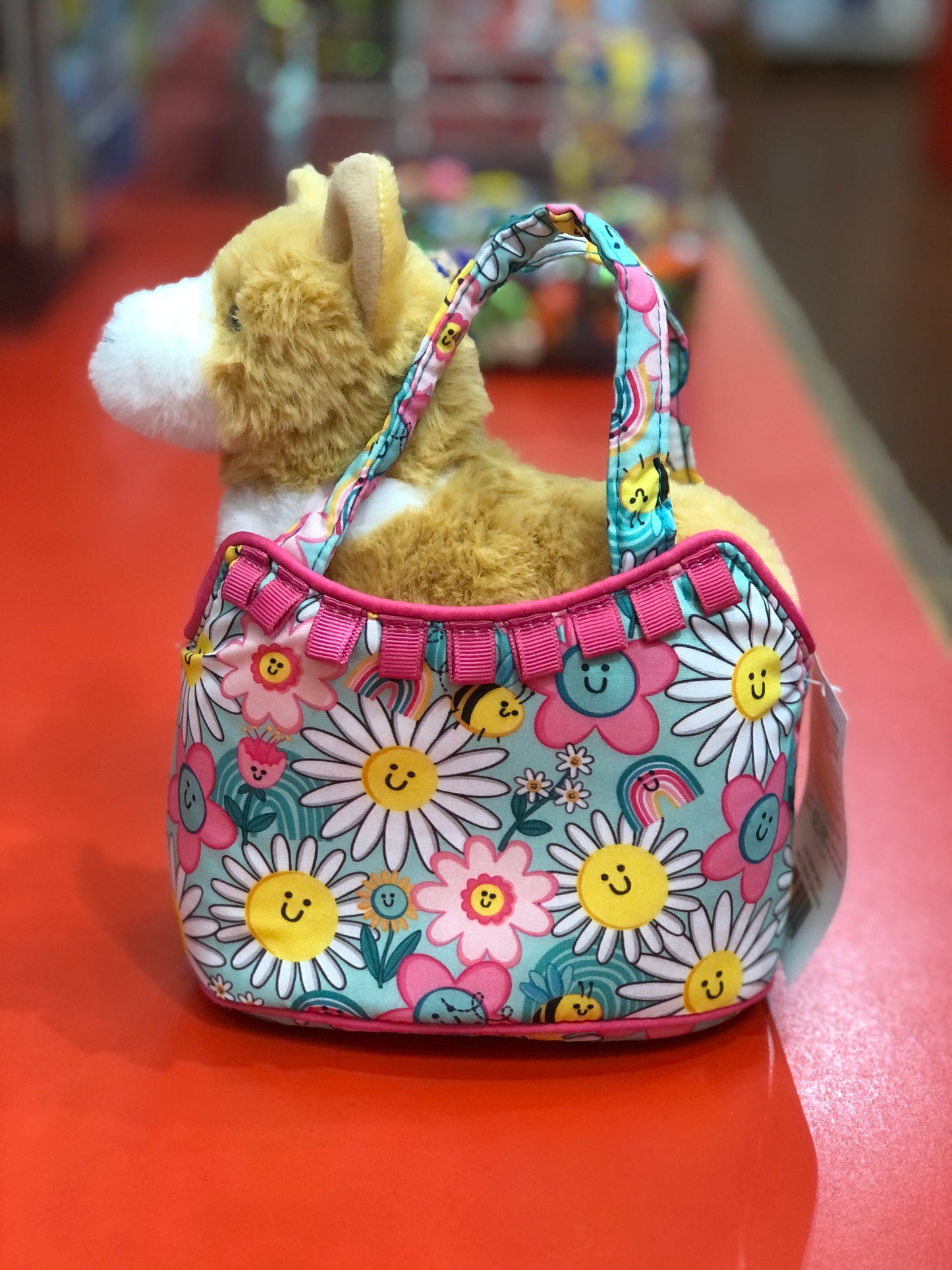 Douglas Sunny Smiles Sassy Sak with Corgi 7"