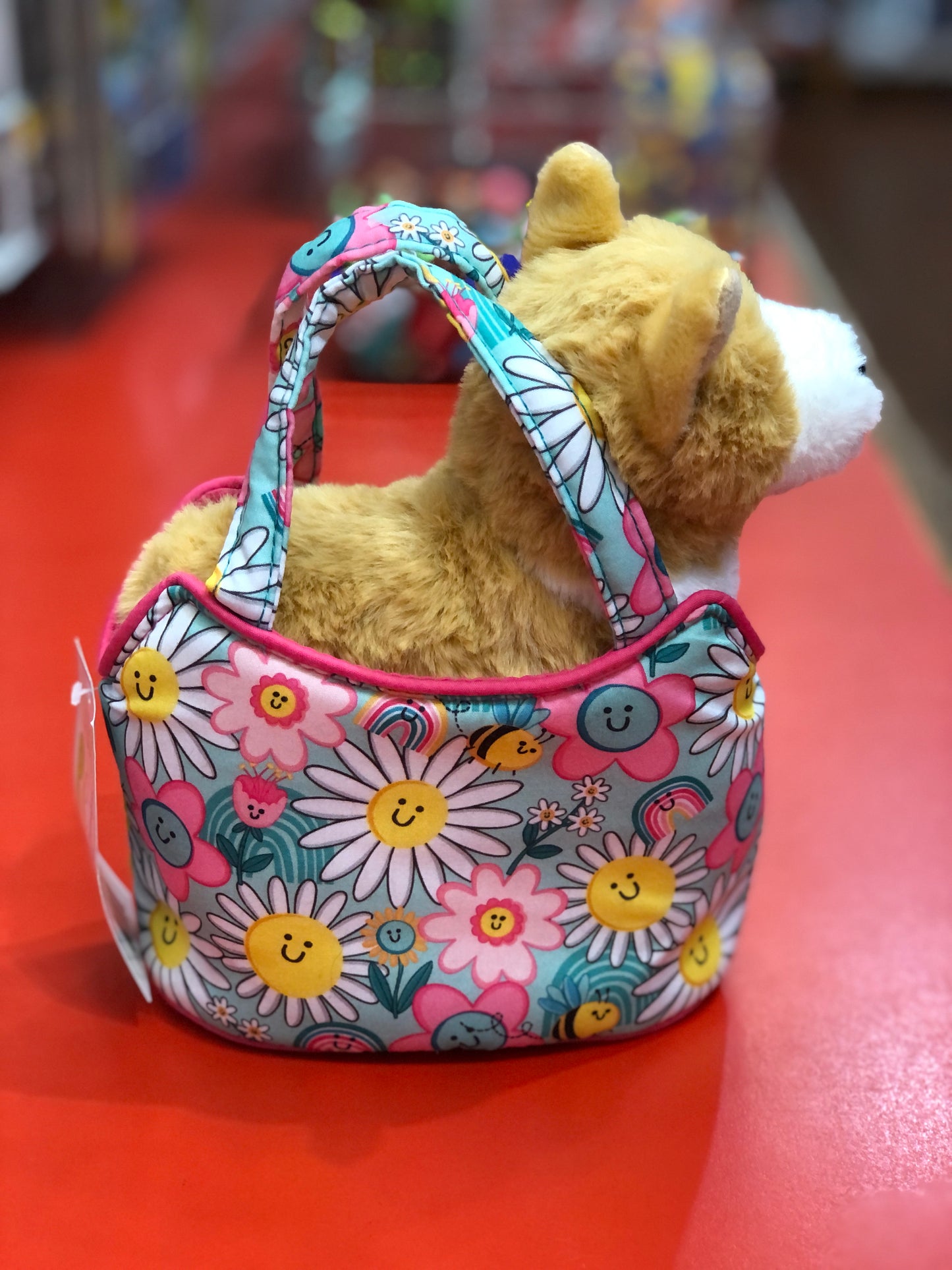 Douglas Sunny Smiles Sassy Sak with Corgi 7"