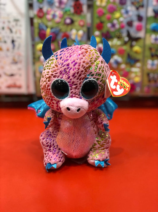 Ty Beanie Boo Flint Dragon Plush 6"