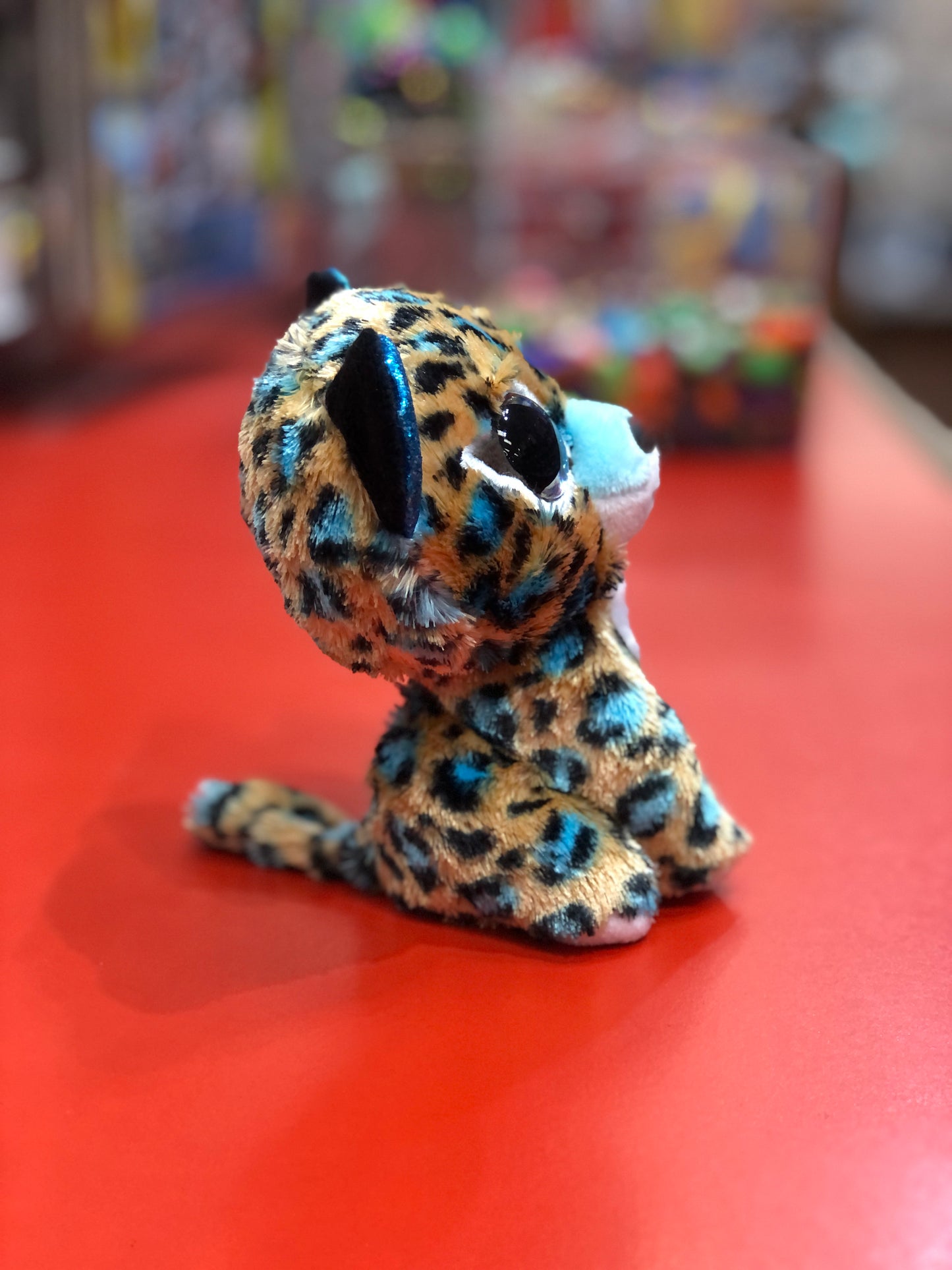 Ty Beanie Boo Cobalt Leopard Plush 7"