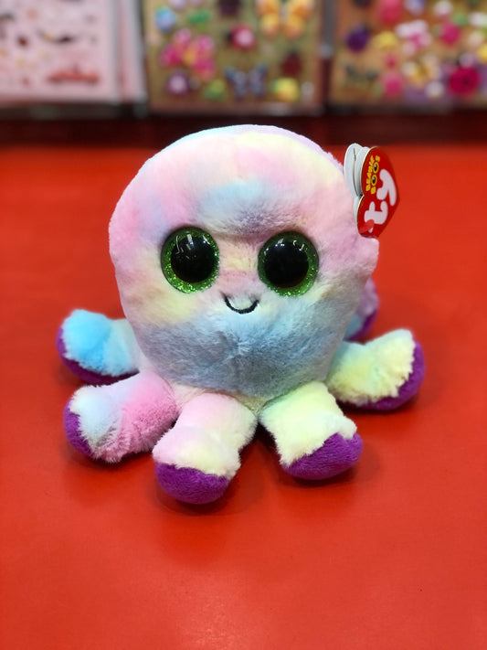 Ty Beanie Boo Bubbles Octopus Plush 6"