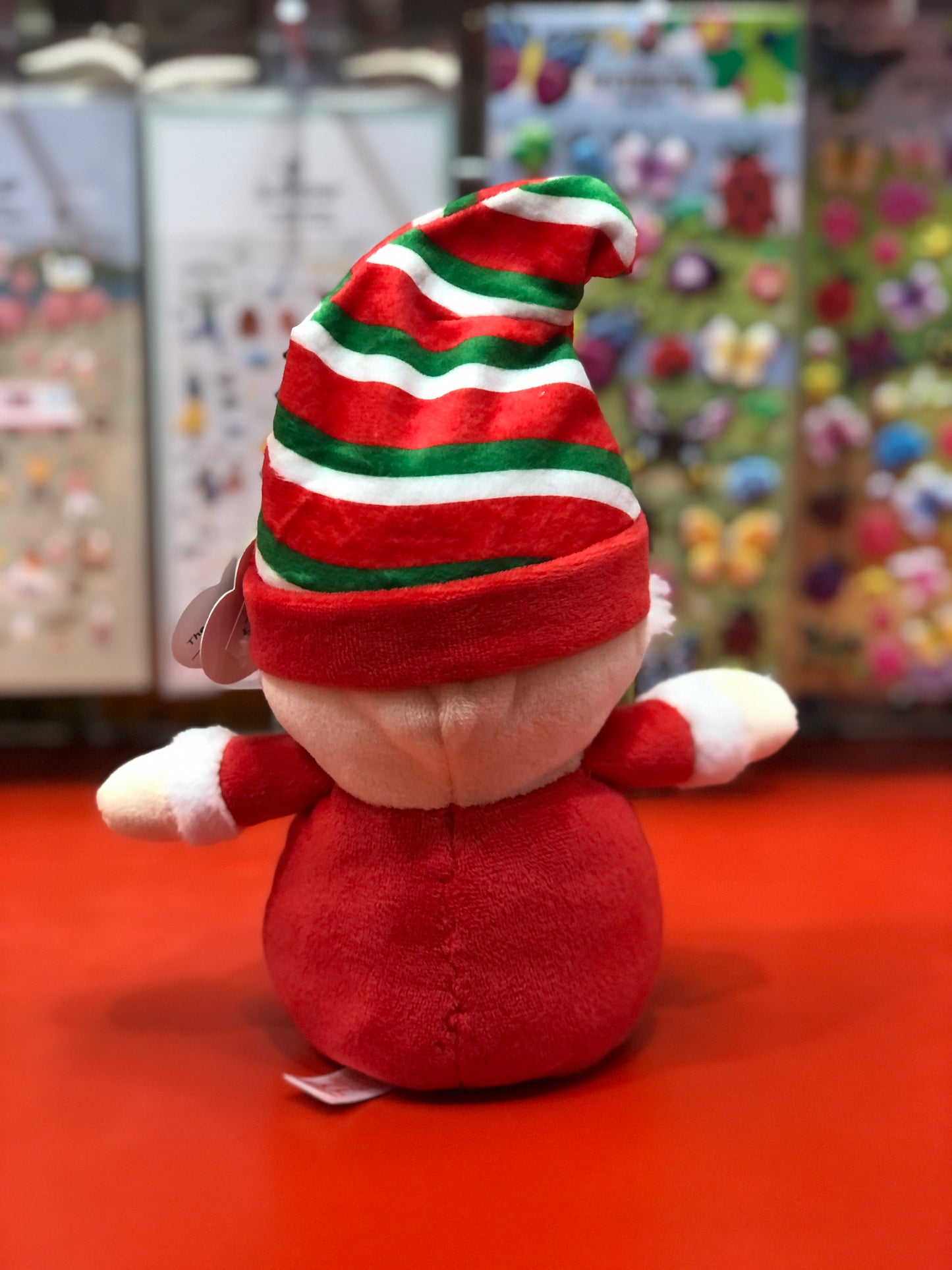 Ty Beanie Boo Gnewman Christmas Gnome Plush 6"