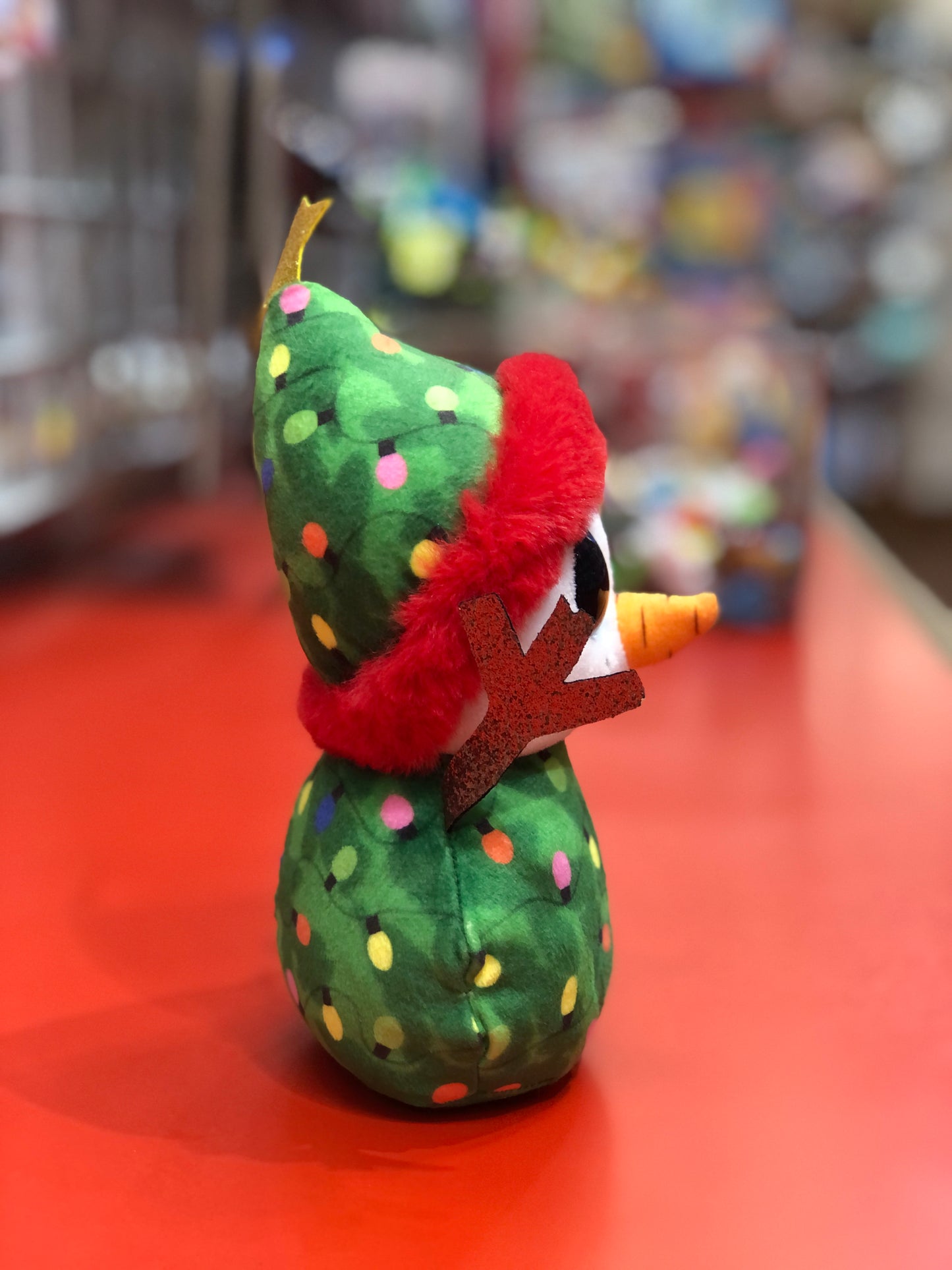 Ty Beanie Boo Garland Snowman Plush 6"