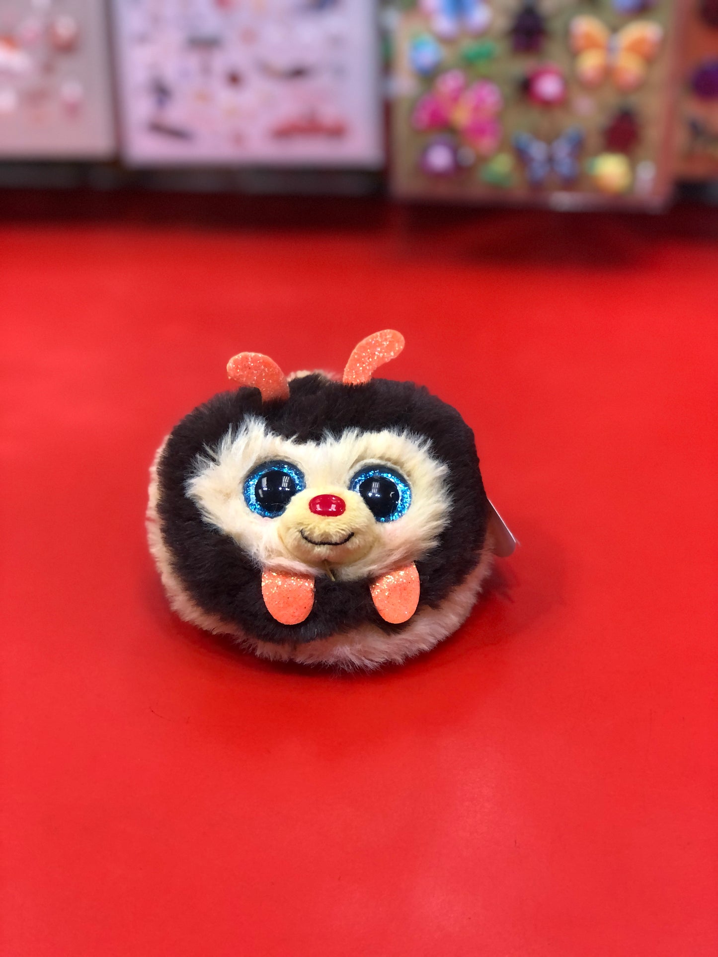 Ty Beanie Balls Zinger Bee Plush 4"