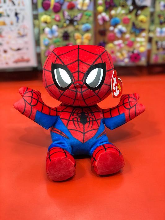 Ty Original Beanie Babies Soft Spiderman  From Marvel Plush 7"