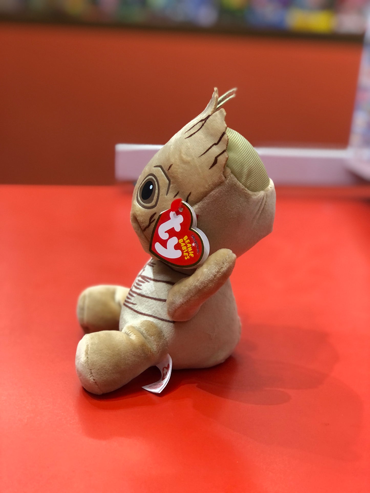 Ty Original Beanie Babies Soft Groot From Marvel Plush 7"