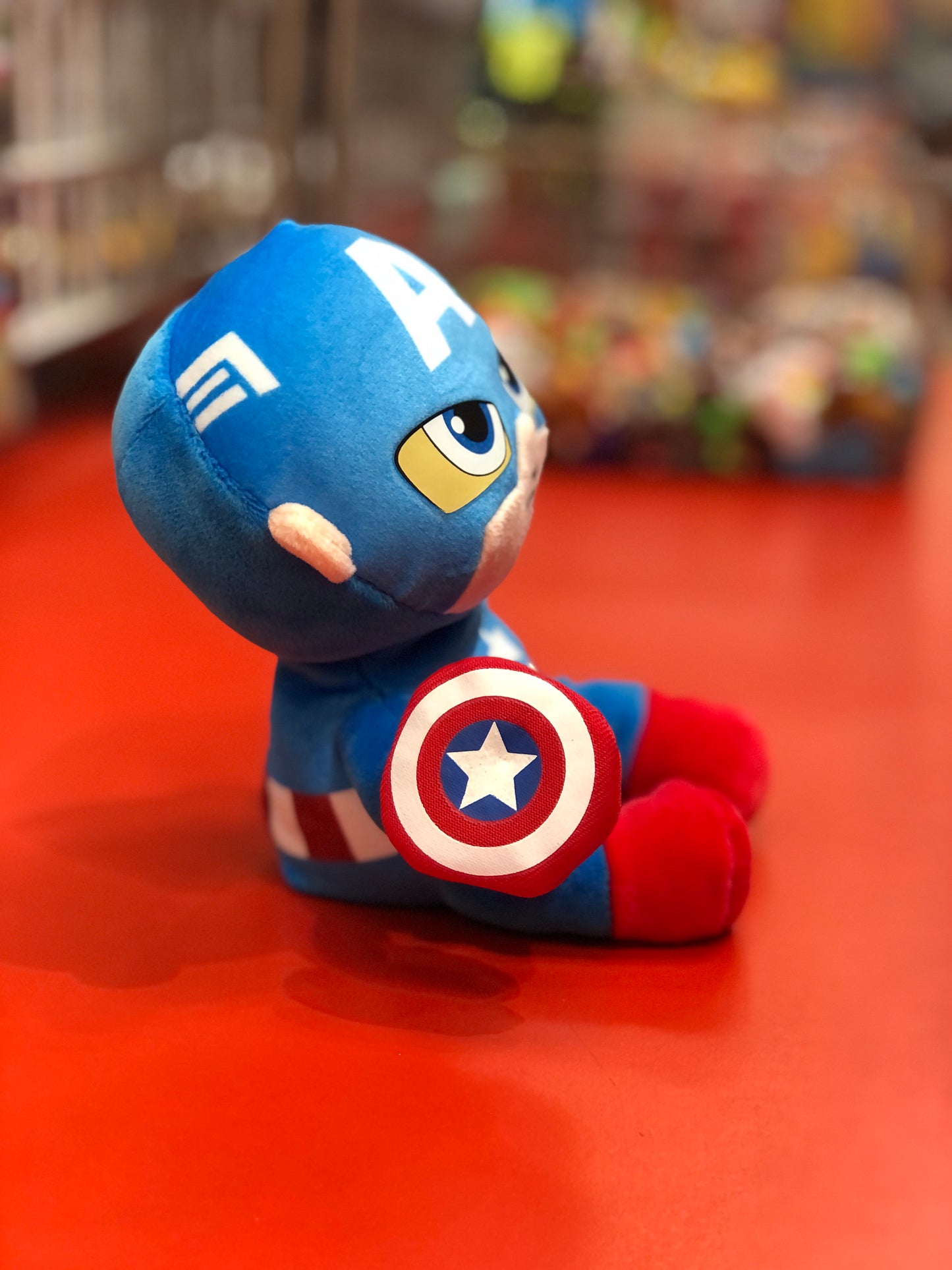 Ty Original Beanie Babies Soft Captain America From Marvel  Plush 7"