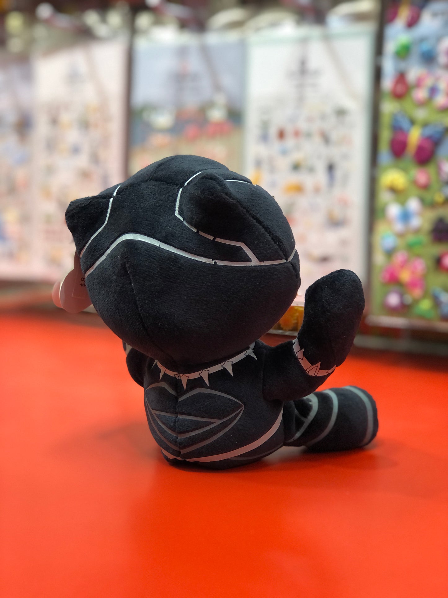 Ty Original Beanie Babies Soft Black Panther  From Marvel Plush 7"