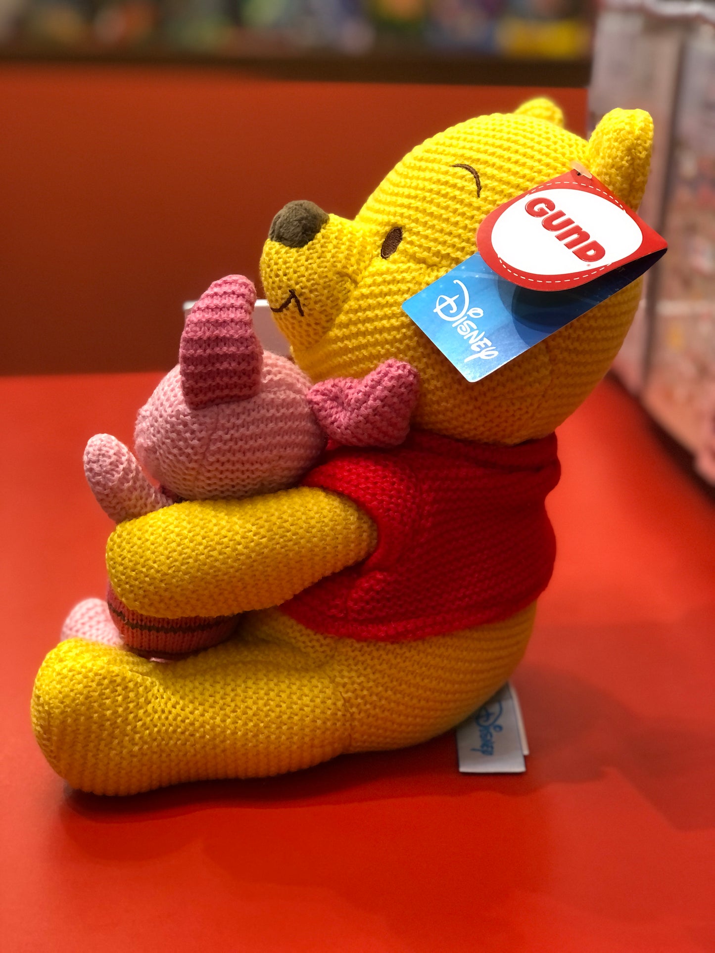 Gund Disney Winnie the Pooh & Piglet Knit Plush 10"