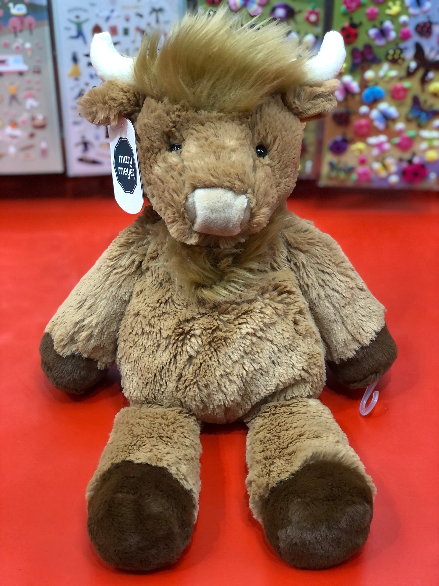 Mary Meyer Marshmallow Zoo Hagrid Highland Cow Plush 13"