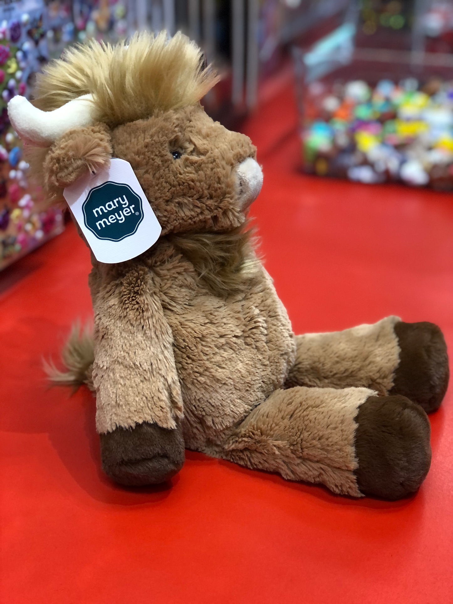 Mary Meyer Marshmallow Zoo Hagrid Highland Cow Plush 13"