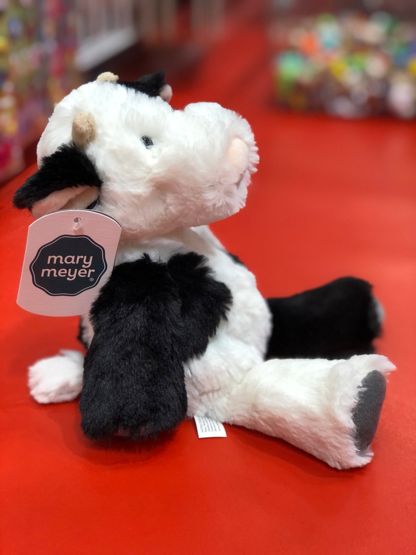 Mary Meyer Marshmallow Zoo Junior Cow Plush 9"