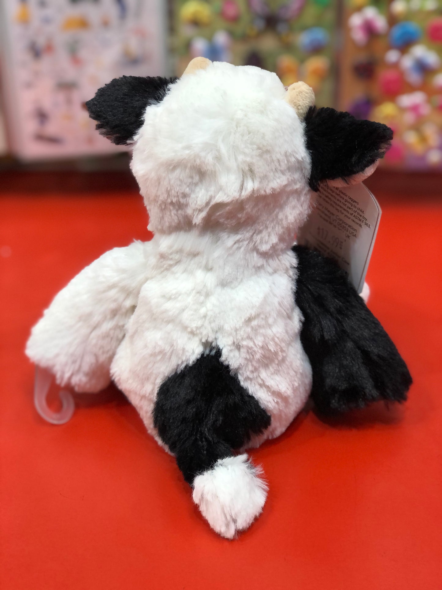 Mary Meyer Marshmallow Zoo Junior Cow Plush 9"