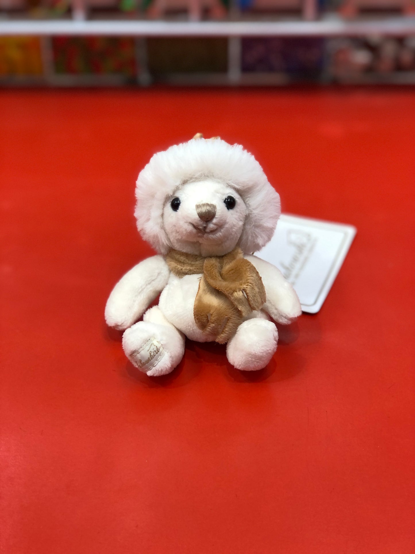 Bukowski Bears White Eugene Key Ring 4"