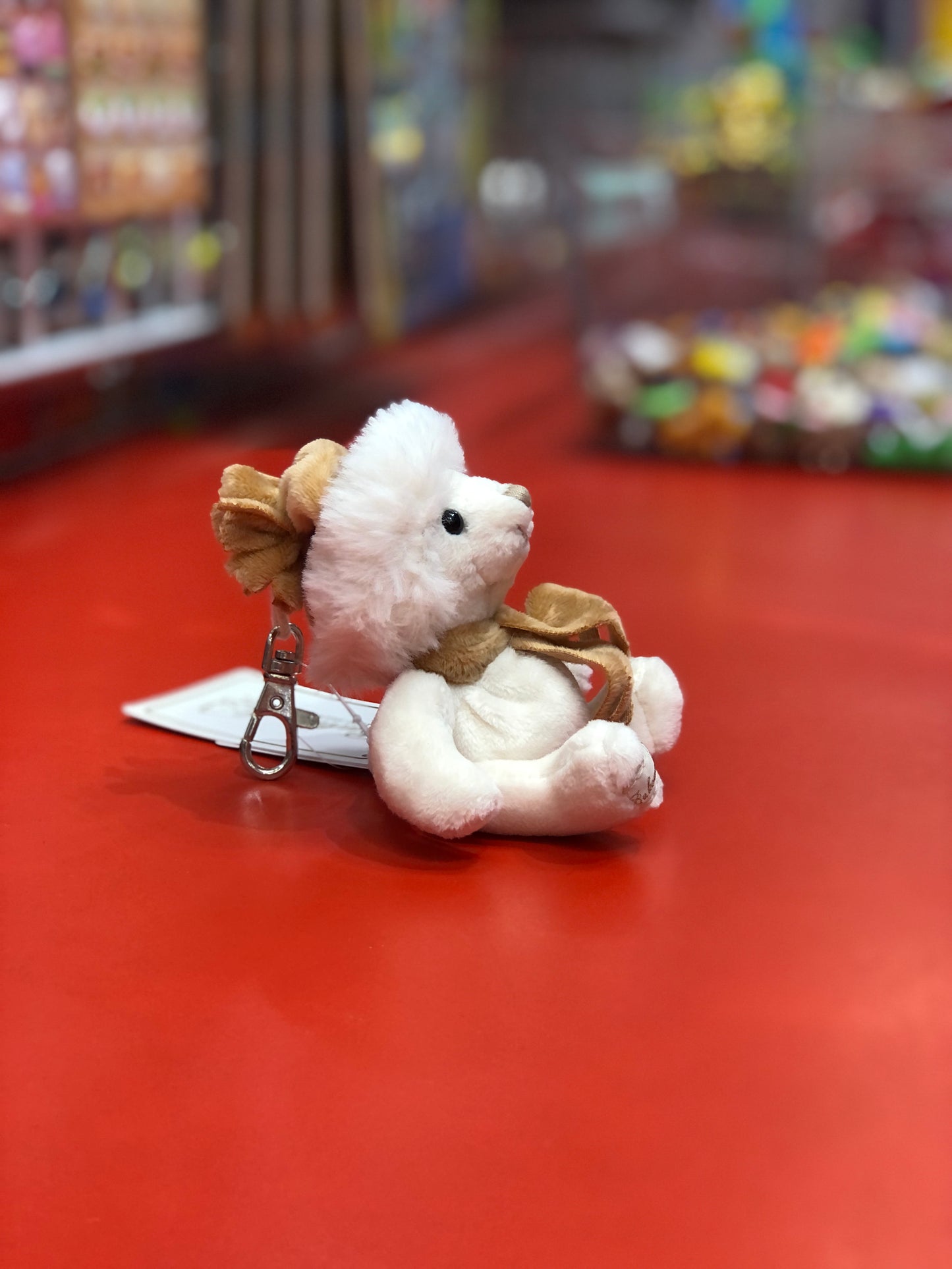 Bukowski Bears White Eugene Key Ring 4"