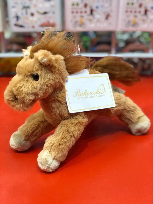 Bukowski Bears Baby Chocolate Horse Plush 9"