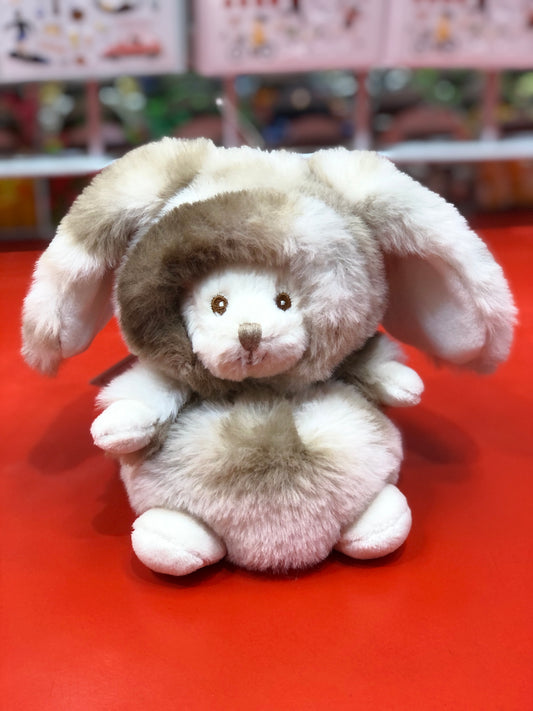 Bukowski Bears Ziggy Gray Winter Rabbit Plush 8"