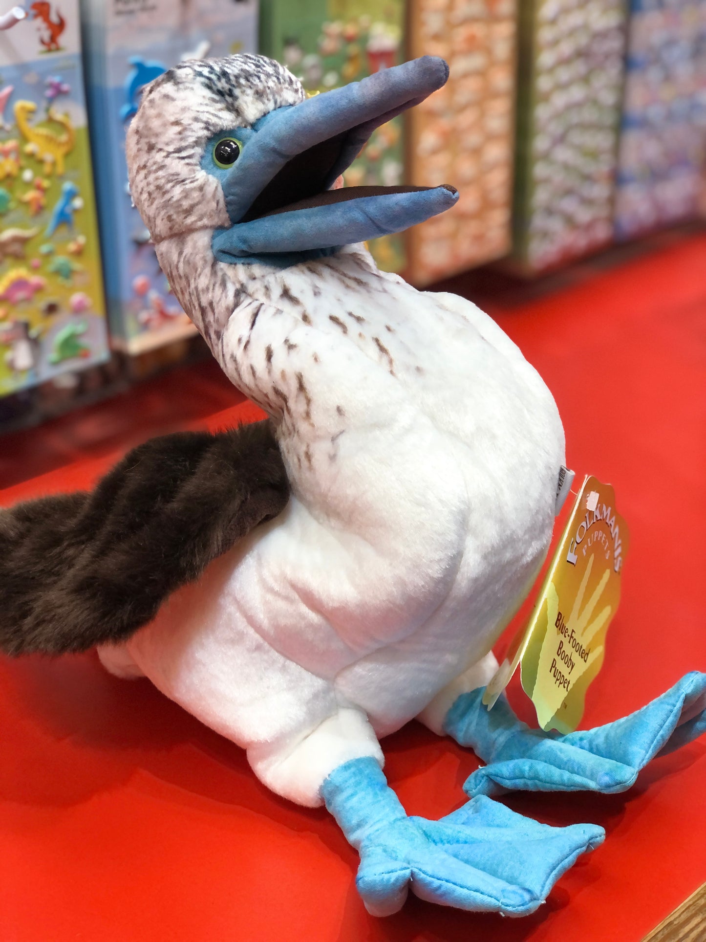 Folkmanis Blue-Footed Booby Puppet 19"
