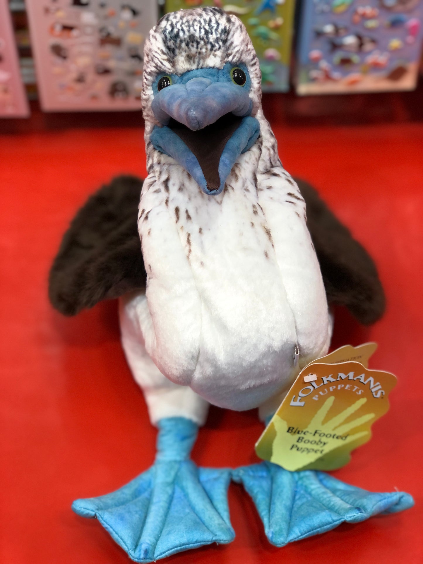 Folkmanis Blue-Footed Booby Puppet 19"