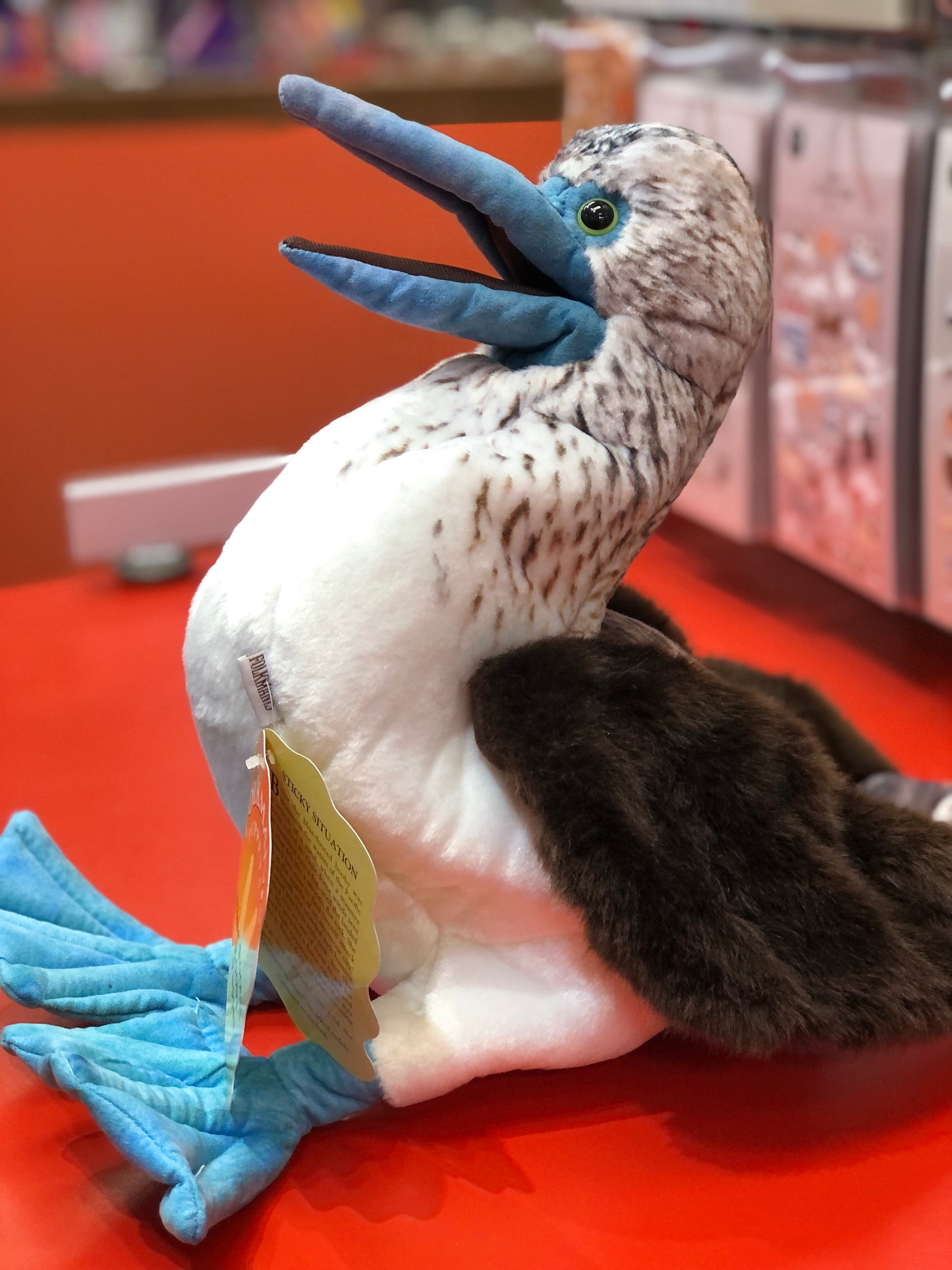 Folkmanis Blue-Footed Booby Puppet 19"