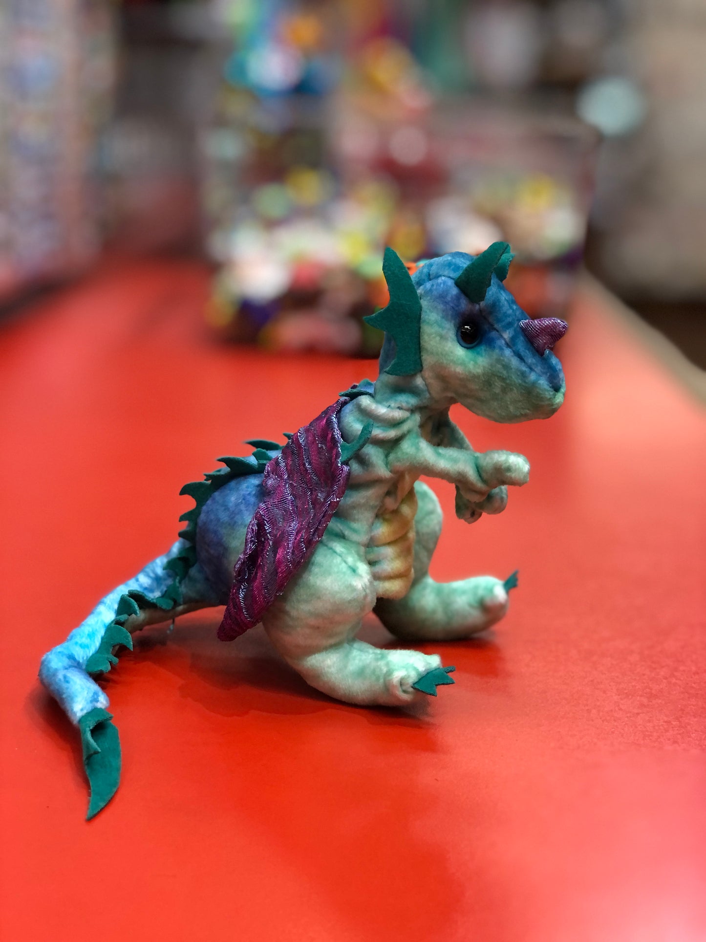 Folkmanis Mini Dragon Finger Puppet 8"