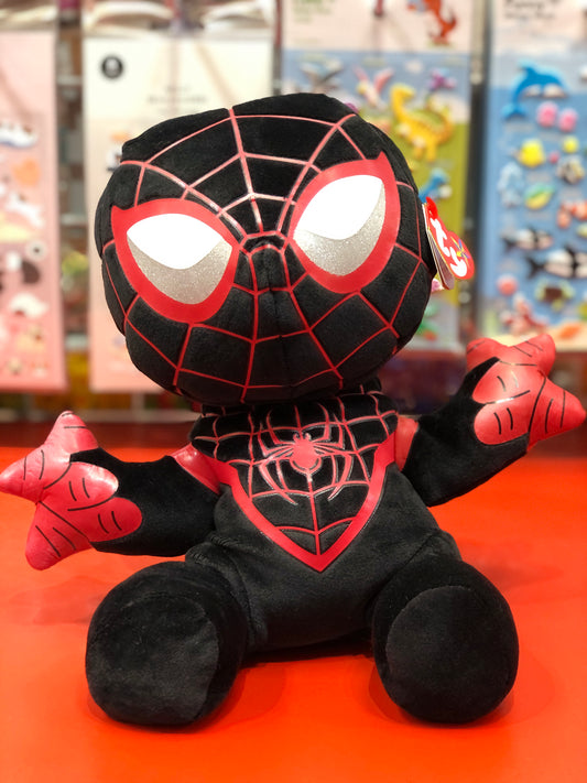Ty Original Beanie Buddies Soft Miles Morales Spider-Man From Marvel 12"