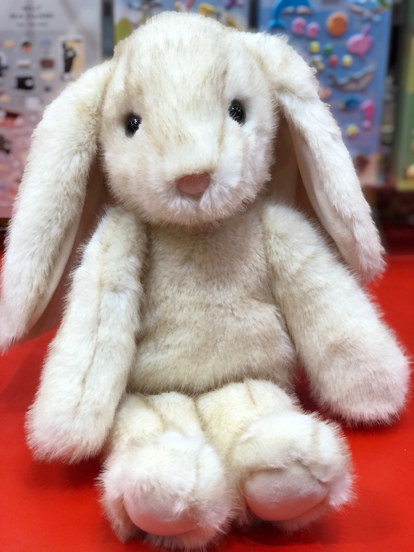 Douglas Babette Cream Floppy Bunny Plush 14"