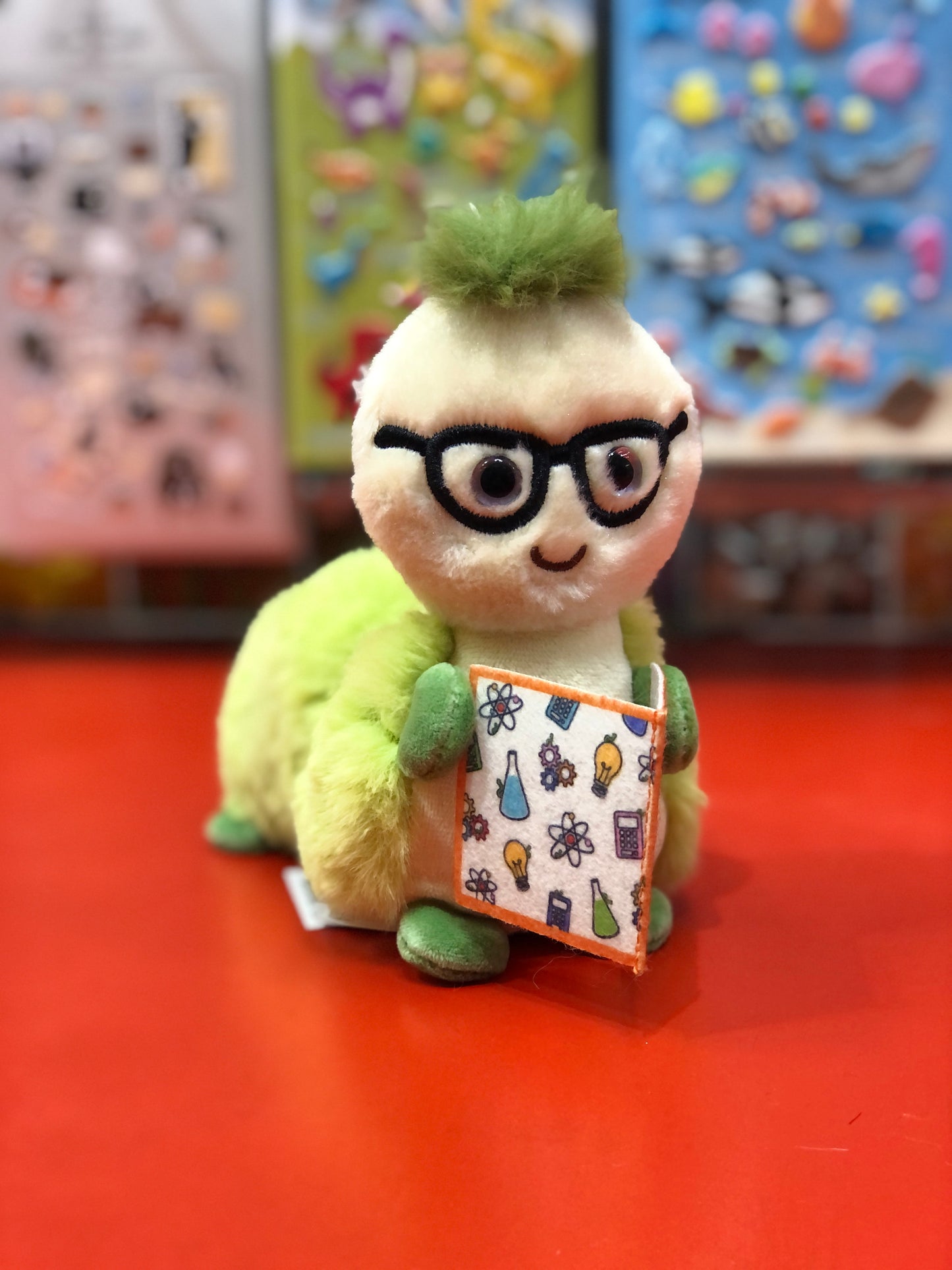 Douglas Atom Bookworm Plush 8"