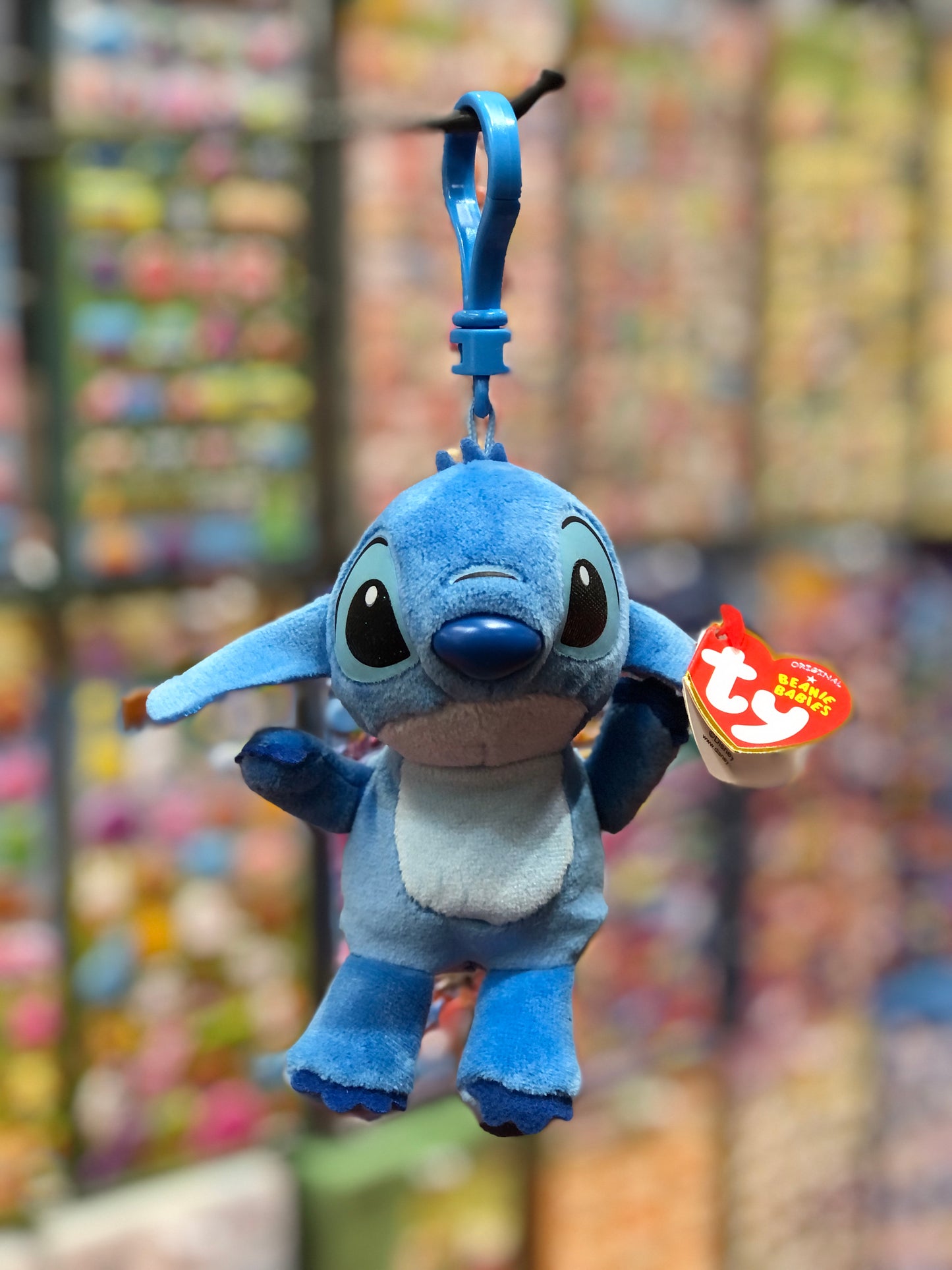 Ty Sparkle Stitch Alien Clip 5"