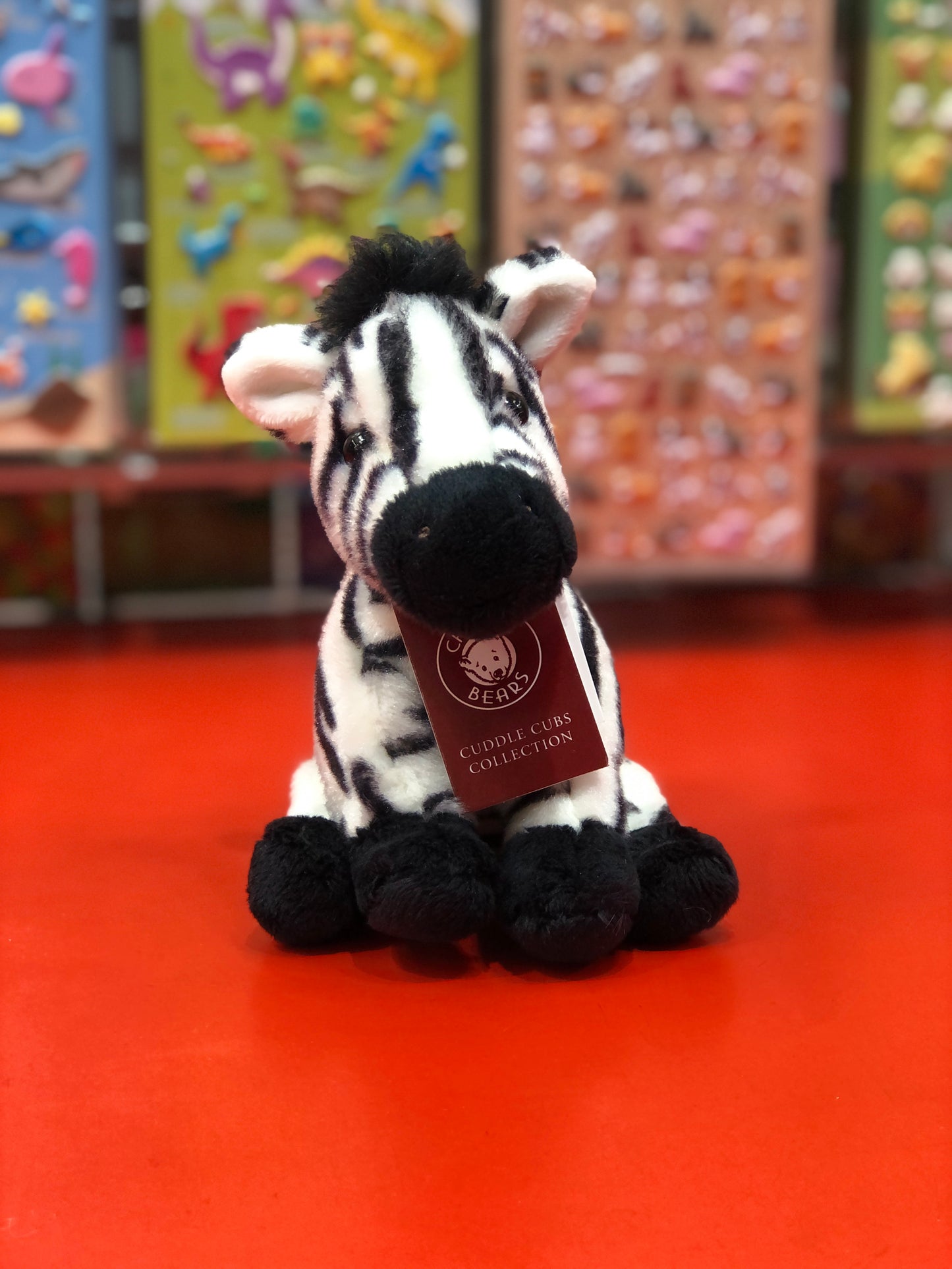 Charlie Bears Cuddle Cub Zebra Plush