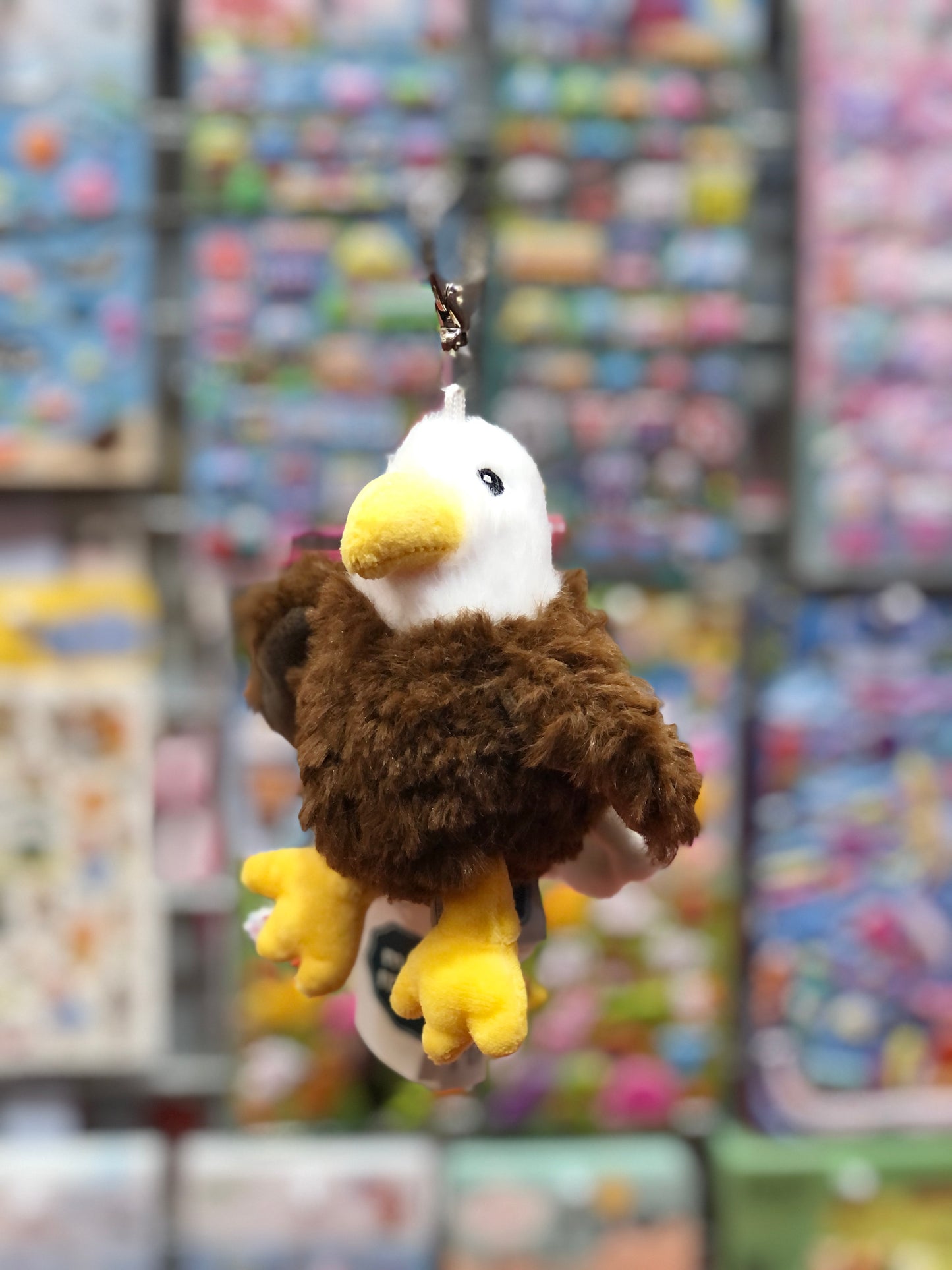 Mary Meyer Bald Eagle Bag Charm 6"