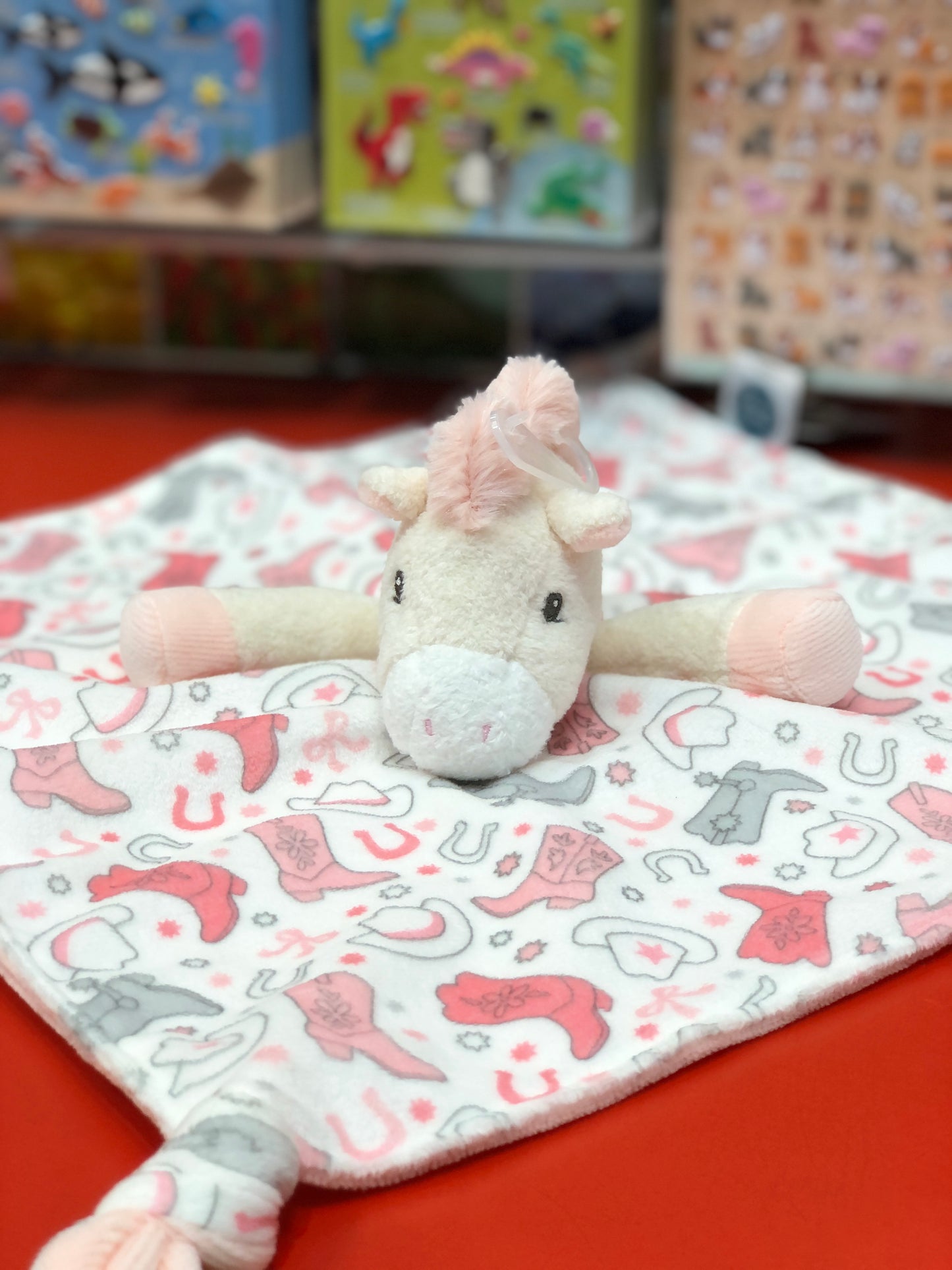 Mary Meyer Giddy Up Pony Character Blanket 13"