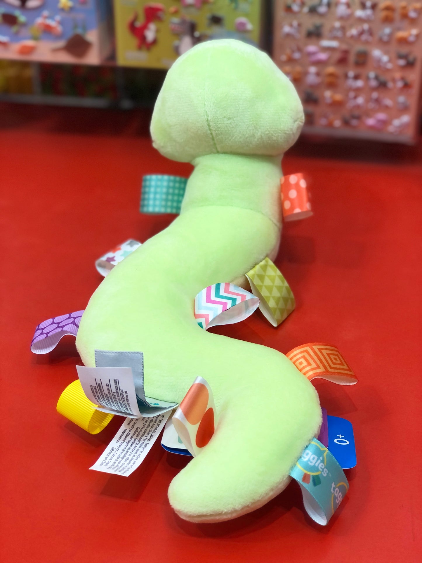 Mary Meyer Taggies Sniggles Snake Plush Toy 12"