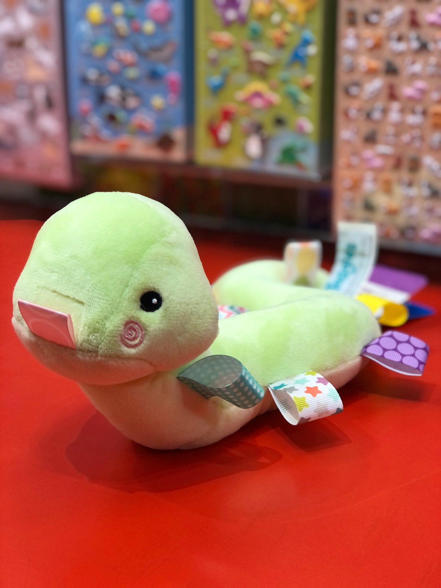 Mary Meyer Taggies Sniggles Snake Plush Toy 12"
