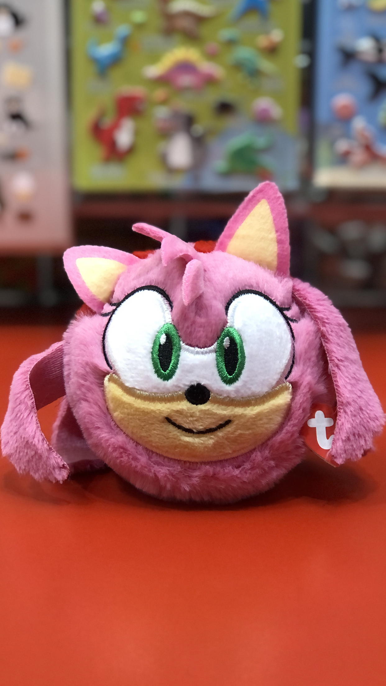 Ty Beanie Bouncers Sonic the Hedgehog Amy 4"