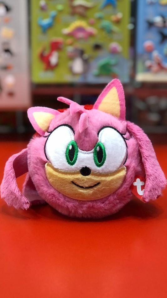 Ty Beanie Bouncers Sonic the Hedgehog Amy 4"