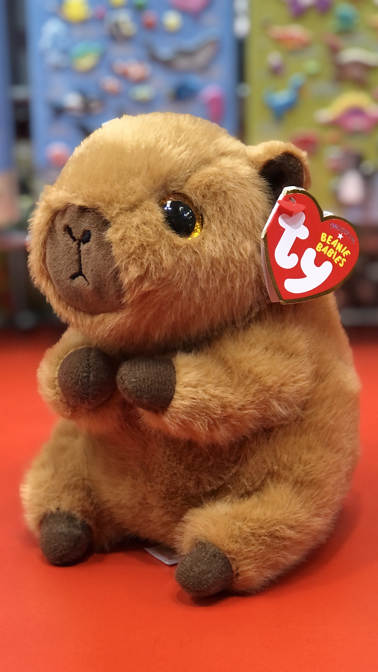 Ty Original Beanie Babies Mocha Capybara Plush 6"
