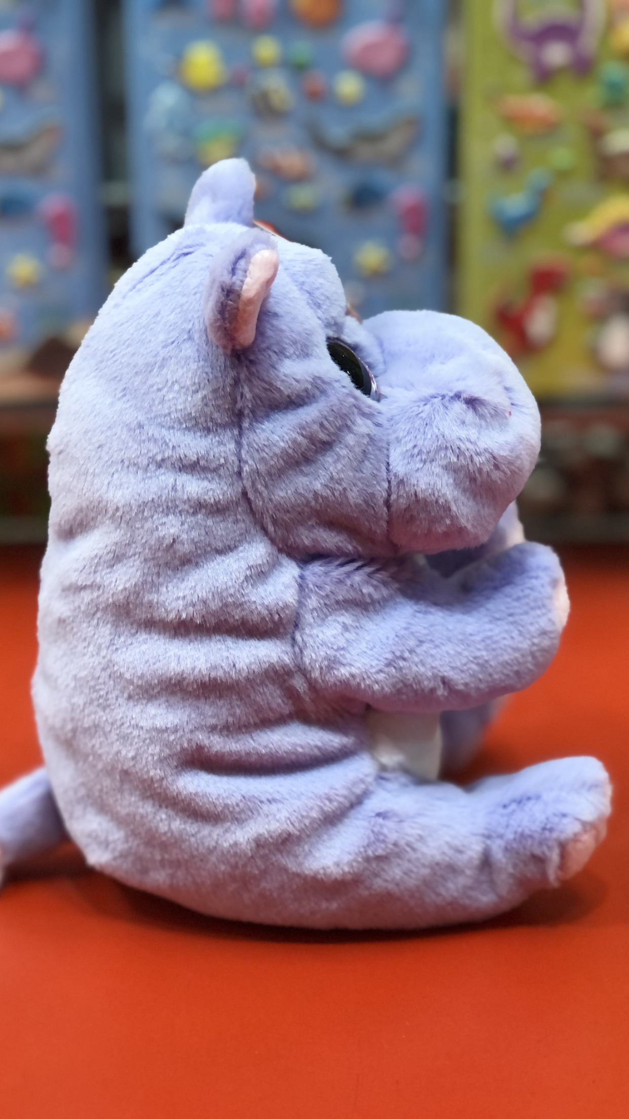 Ty Beanie Bellies Henrietta Hippo Plush 6"